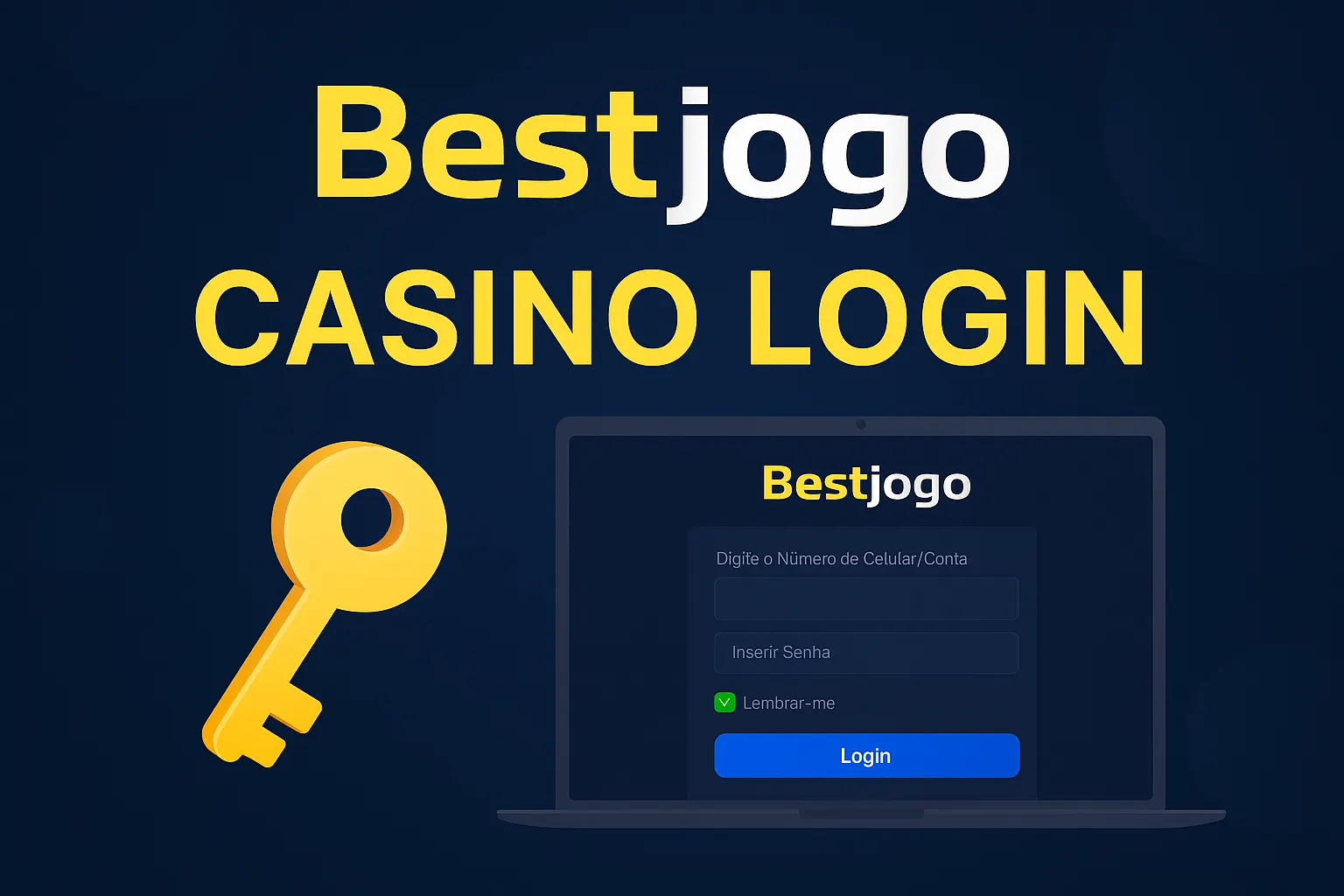 Não Perca tempo, o rRgistro na site Bestjogo